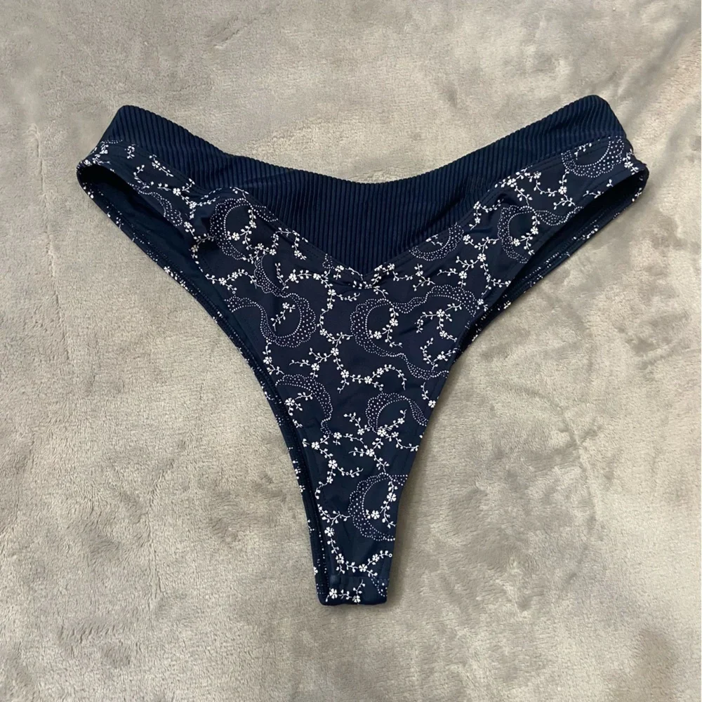 New! Frankie’s Bikinis Bellamy Ribbed Bikini Bottom 10722